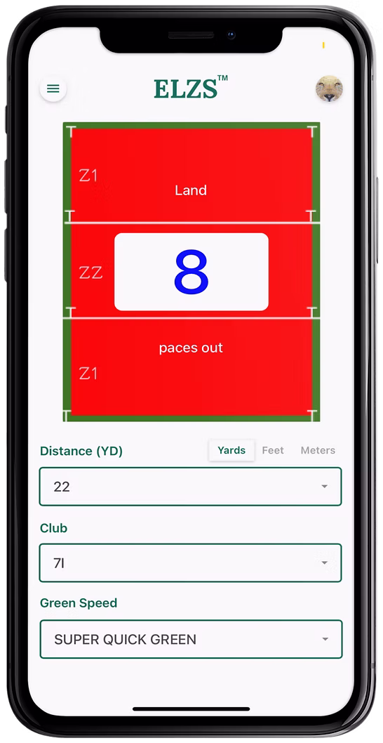 ELZS app calculator screen on a phone